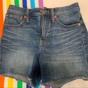 Madewell High Rise Denim Shorts - 24